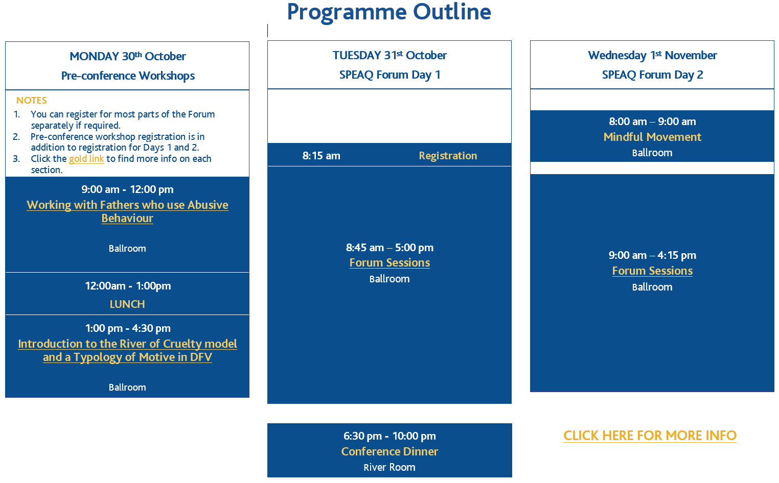 SPEAQ Forum 2023 Programme Outline